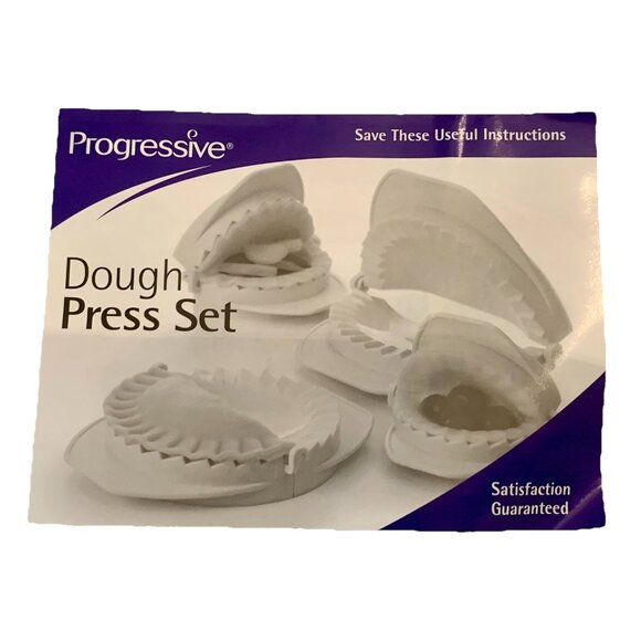 Dough Press 4-PC Kitchen Tool Set New Open Box Calzones Empanadas Turnovers - Picture 5 of 7